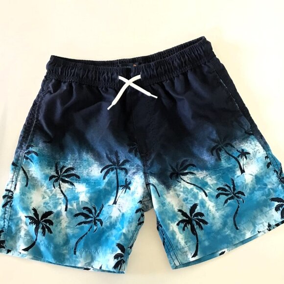 TRUNKS SURF & SWIM TIE-DYED TROICAL PALM TREE SWIM TRUNKS - Picture 2 of 7